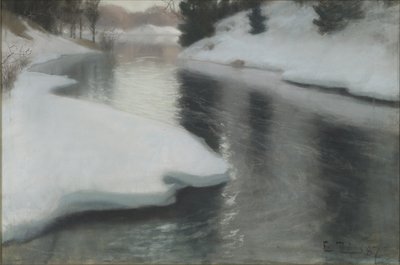 Disgelo primaverile, 1887 da Frits Thaulow